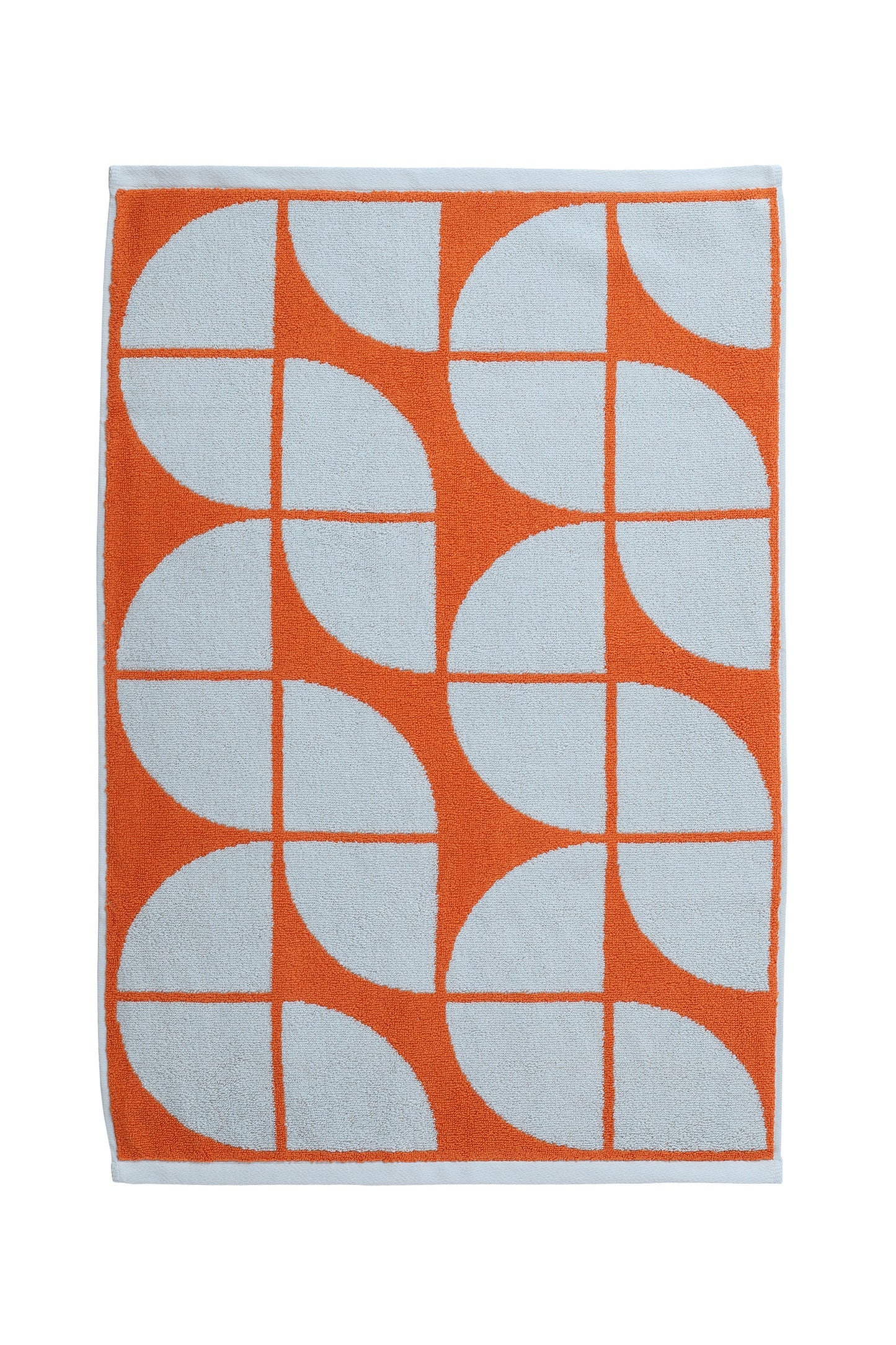 Chelsea Hand Towel Arctic + Tangerine