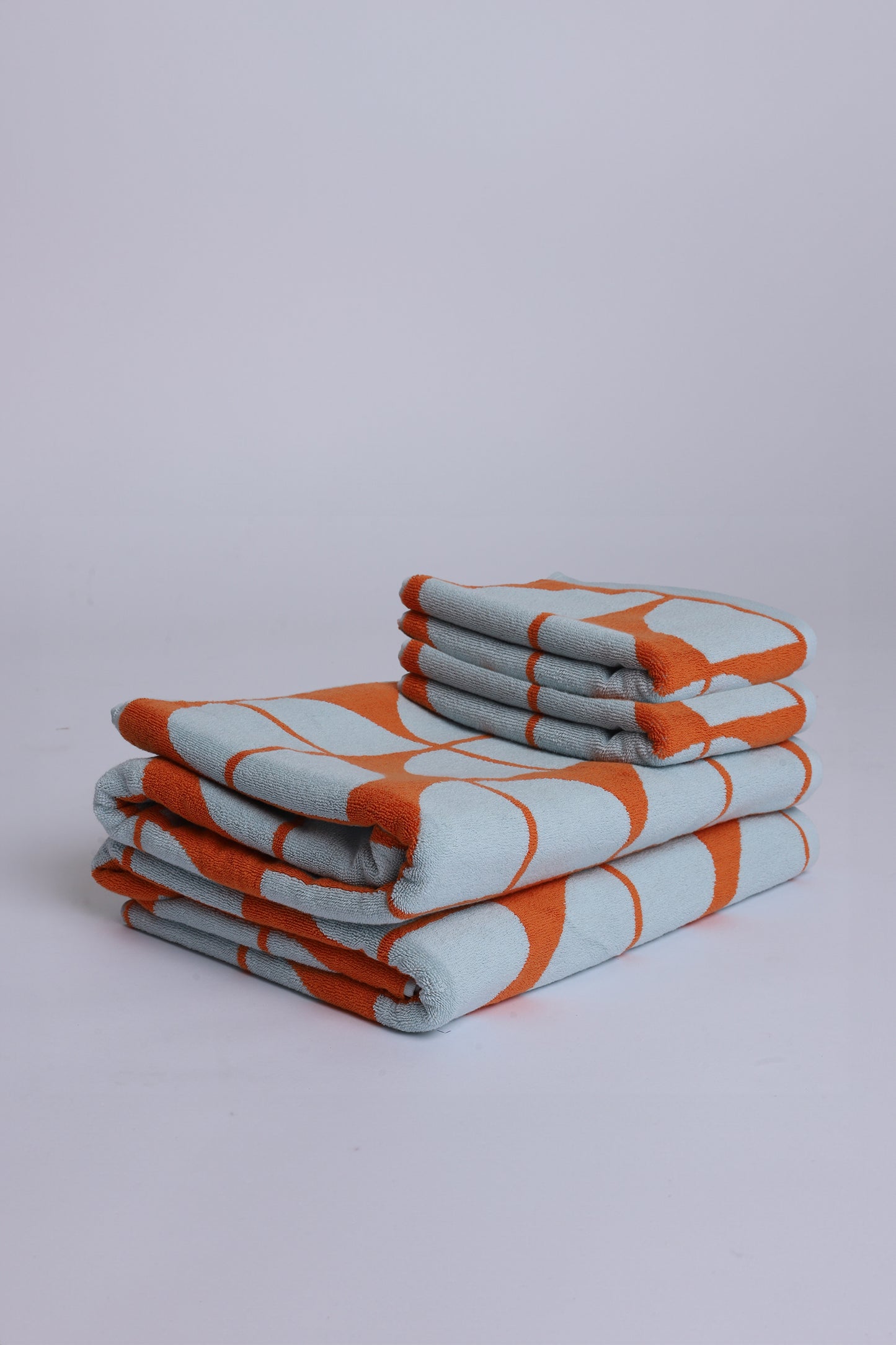 Chelsea Towel Tangerine + Arctic