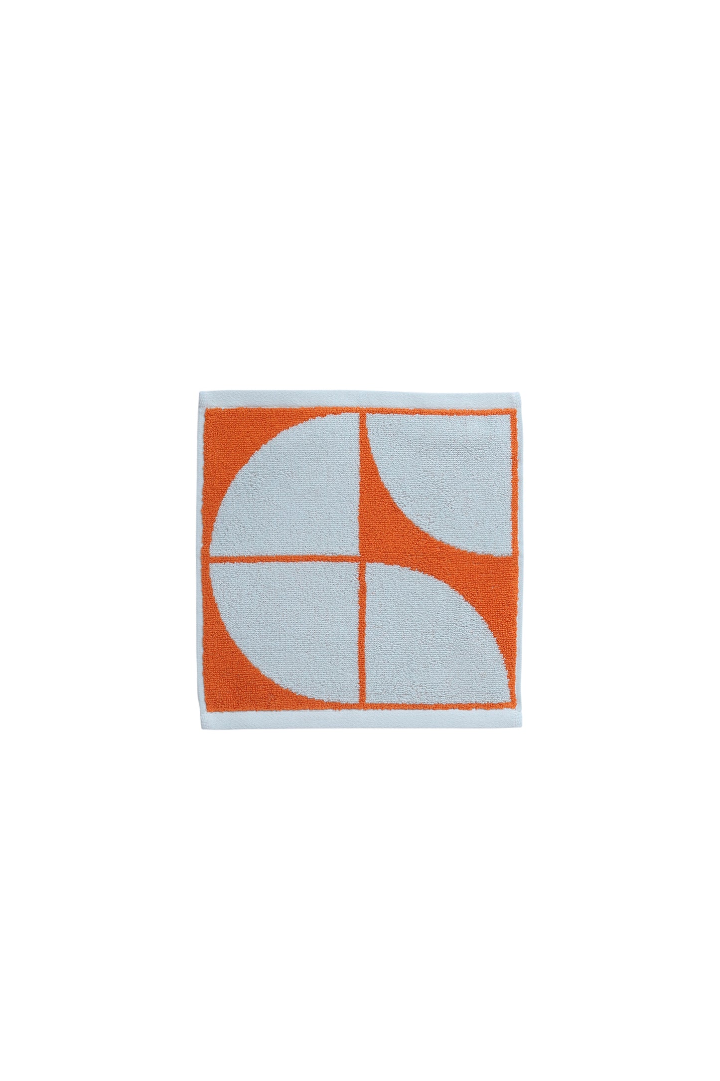 Chelsea Face Towel Arctic + Tangerine