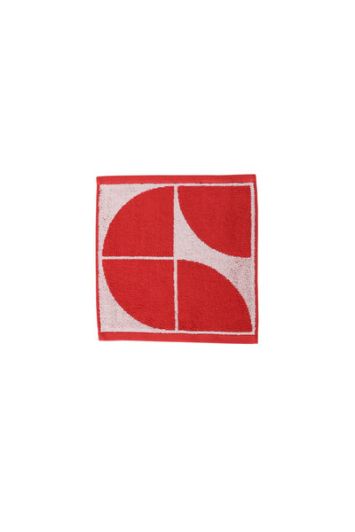 ARID Chelsea Face Towel, Brick and Peony