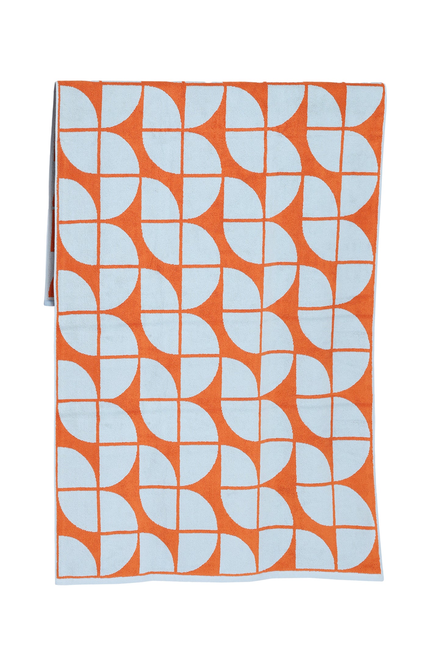 Chelsea Bath Sheet Arctic + Tangerine