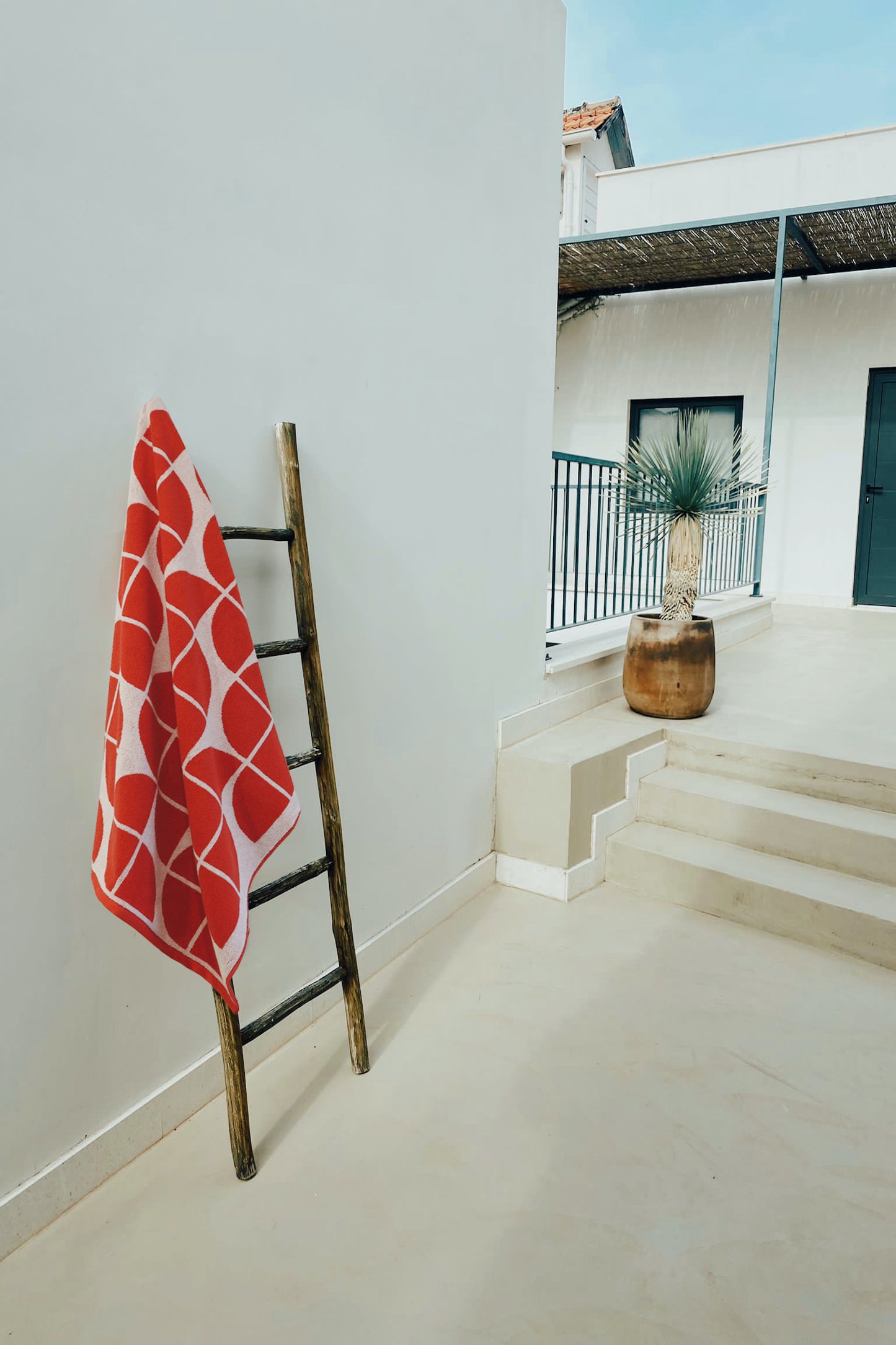 Chelsea Bath Sheet Brick + Peony