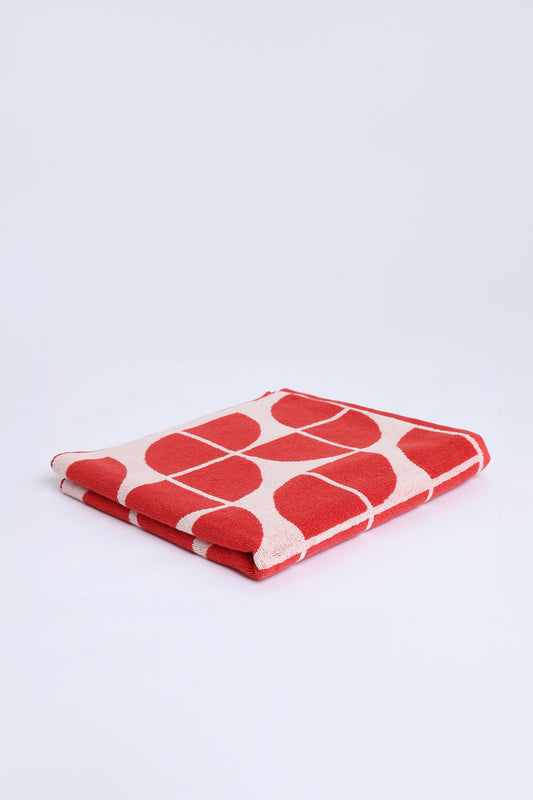 Chelsea Bath Towel Brick + Peony