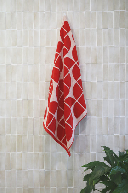 Chelsea Towel Brick + Peony